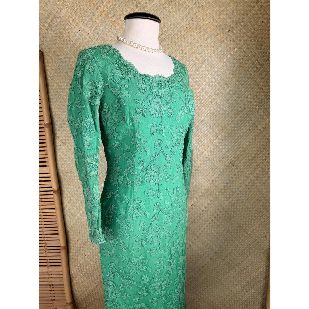 Vintage MidCentury Margaret Hansen Lace Fitted Dress